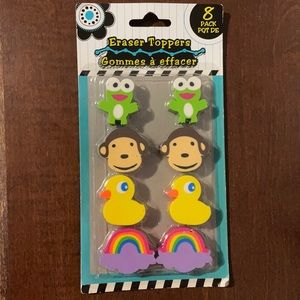 Eraser Toppers 8 pack